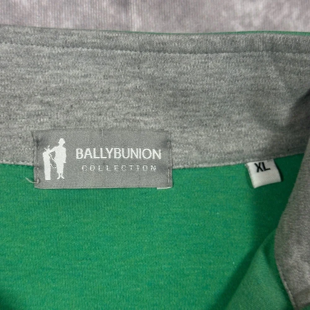 Ballybunion Golf Club Quarter Zip Mens XL Green Pullover Irish Golf Sweatshirt